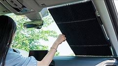 Retractable Car Windshield Sun shade Review 2020 —— Convenient and Adjustable