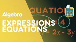 Expressions, Equations, Formulae & Identities | Algebra | Maths | FuseSchool