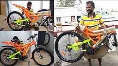 HERCULES CX70 Dual Suspension 18 Speed Mountain Gear Cycle Unboxing & Assembling | MTB Only Rs 8000