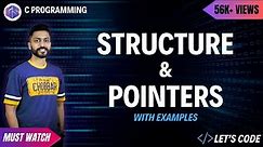 Structure & Pointer in C Programming with example