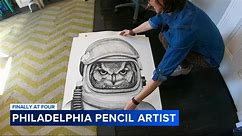 Fine-line artist Anastasia Alexandrin in Germantown, Philadelphia is bringing back amazing pencil art