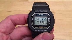 How to set the time on a G-Shock Watch