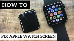 HOW TO GUIDE: Cracked Apple Watch Series 1 Gen 42mm Glass Screen Replacement Full Repair Tutorial