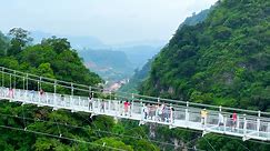 Bach Long Bridge - the world's longest glass bridge in Moc Chau