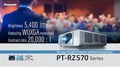 Panasonic Projector: 1-Chip DLP™ Projector PT-RZ570 Introduction