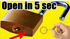 5 Ways to Open a Lock 🔴