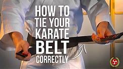 How To Tie Your Karate Belt Correctly