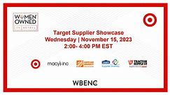 Target Supplier Showcase - 11-15-23