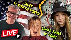 JACEK w NOWYM JORKU, LIWKA SAMA w DOMU! - LIVE - USA/WARSZAWA