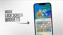 How to Add More Widgets to iPhone Lock Screen (explained)