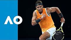 Rafael Nadal v Stefanos Tsitsipas second set highlights (SF) | Australian Open 2019
