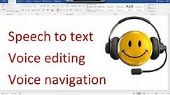 The Best Windows 10 - Speech Recognition Tutorial - Speech To Text, LOTS of Editing Examples!