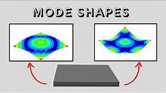 Mode shapes explained and demonstrated