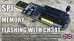 How to desolder and read/write SPI flash memory with CH341 and NeoProgrammer (IoT flash, bios, etc)