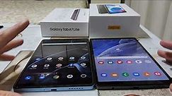 Samsung Tab Galaxy A7 Lite(Android 12) vs Realme Mini Pad