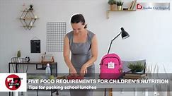 Five food requirements for children's nutrition