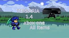 How to get a Terraria All Item World on Xbox 1.4.4