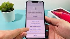 How to Reset Home Screen Layout on iPhone