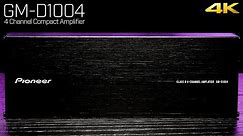 Pioneer GM-D1004 - Ultra Compact 4 Channel Amplifier - 400 Watts!