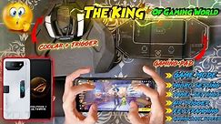 ROG PHONE 7 ULTIMATE UNBOXING 🎁 HANDCAM📲 AND GAMING TEST 🔥 GAMING ATTACHMENTS FULL REVIEW⚡|FREE FIRE