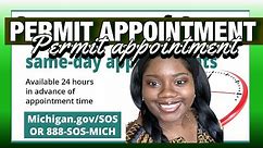How to make A Permit Test Appointment : Michigan DMV Permit Test