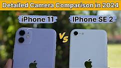 iPhone SE 2020 VS iPhone 11 Camera Comparison in 2024🔥- Detailed Camera Test⚡️