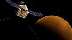 Scientists said Thursday that solar winds, the million-mile-per-hour stream of charged particles blasted from the sun, are stripping away Mars' atmosphere -- turning it from a once possibly inhabitable planet to a barren wasteland