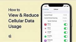 How To View & Reduce Cellular Data Usage on iPhone