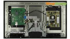 Samsung TV Repair Tutorial - Replacing Main Board in Samsung UN32D4000NDXZA TV - How to Fix LED TVs