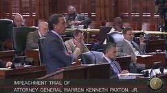 Team coverage: Ken Paxton impeachment trial heads into day 8