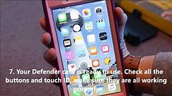 Easy way to install Otterbox Defender, and how to take it off