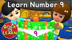 Learn About the Number 9 | Number of the Day: 9 | Nine with Manipulatives | Rock 'N Learn