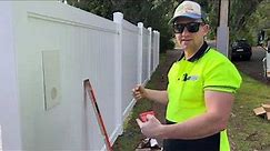 How To Install Full Privacy PVC Fencing - Outback Fencing