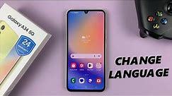 How To Change Language On Samsung Galaxy A34 5G