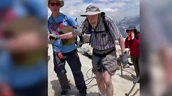 Watch: 93-year-old man hikes to summit of Yosemite’s half dome