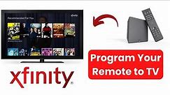How to Program Xfinity Remote to TV