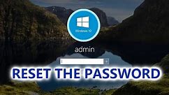 Forgot Password. HOW TO RESET PASSWORD in Windows 8, 8.1 and 10. In 2022