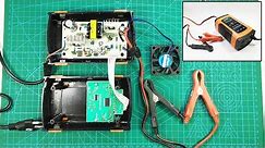 foxsur 12v 5a pulse repair LCD battery charger (unboxing/test/disassembly)