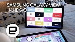 Samsung Galaxy View Hands-on