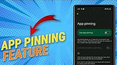 How To Pin An App on Google Pixel