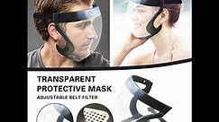 Protective Head Cover Face Shield, Full Face Sport Transparent Mask Active