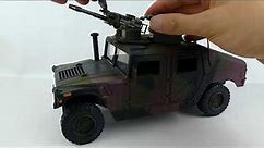 power team elite world peacekeepers 1:18 scale humvee toy unboxing review