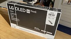 Unboxing and installing LG OLED 55 CX (C10) 4k UHD 2020