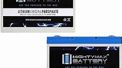 Mighty Max Battery 12V 75AH Lithium Replacement Battery Compatible with AGM BCI Group 65 Car, Truck - 2 Pack