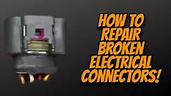 Broken Electrical Connector Repair At Home Easy and Quick