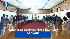 Cabinet Secretaries rated lowly by Kenyans - video Dailymotion