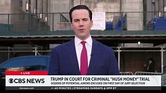 Jury selection resumes for Trump "hush money" trial