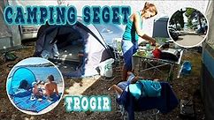 Tani Camping Seget Trogir bez rezerwacji. Prawie się nie udało, parcele, sanitariaty, plaża, okolica
