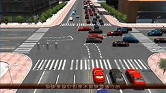 新手司机：教你正确通过大型十字路口以及大型路口的行车规则！