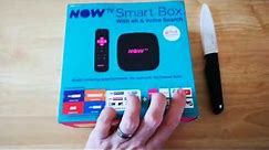 NowTV 4K Smart Box With Voice Search Unboxing